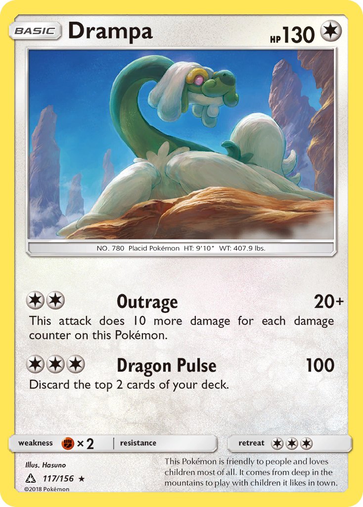 Drampa (117/156) [Sun & Moon: Ultra Prism] - Dark Crystal Cards