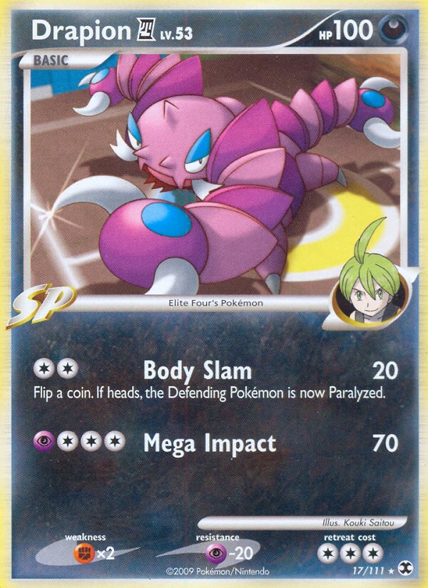 Drapion (17/111) [Platinum: Rising Rivals] - Dark Crystal Cards