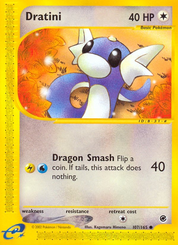 Dratini (107/165) [Expedition: Base Set] - Dark Crystal Cards