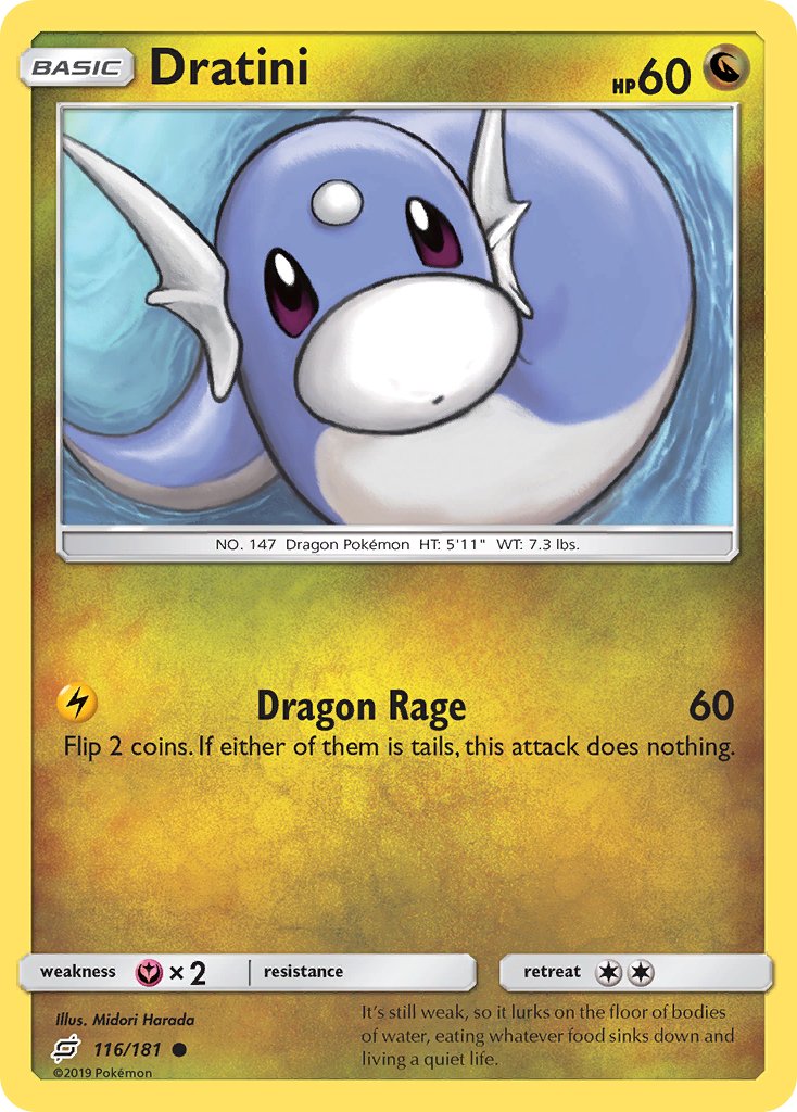 Dratini (116/181) [Sun & Moon: Team Up] - Dark Crystal Cards