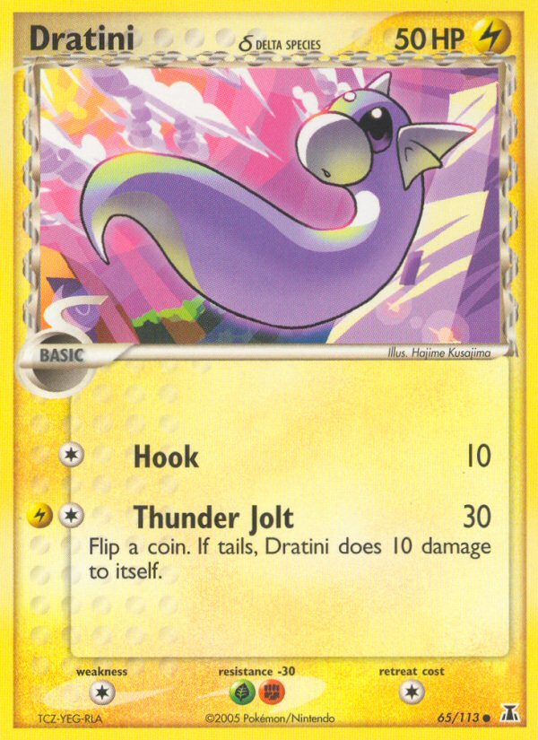 Dratini (65/113) (Delta Species) [EX: Delta Species] - Dark Crystal Cards