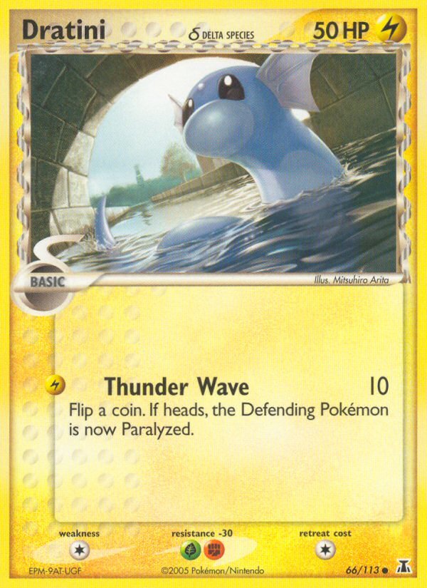Dratini (66/113) (Delta Species) [EX: Delta Species] - Dark Crystal Cards