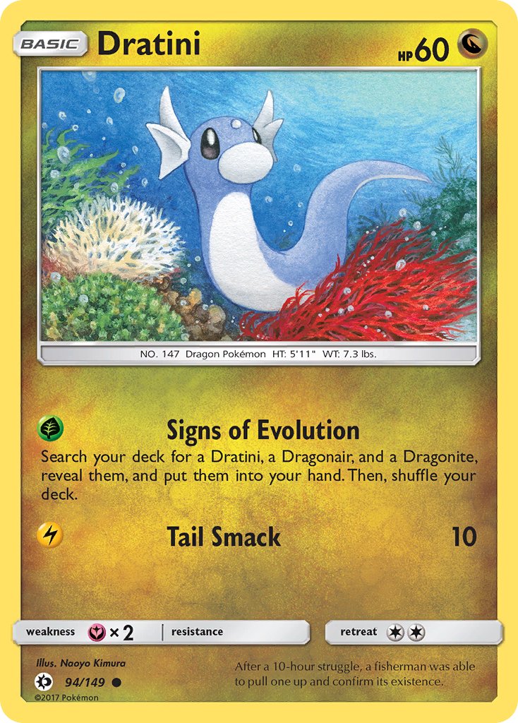 Dratini (94/149) [Sun & Moon: Base Set] - Dark Crystal Cards