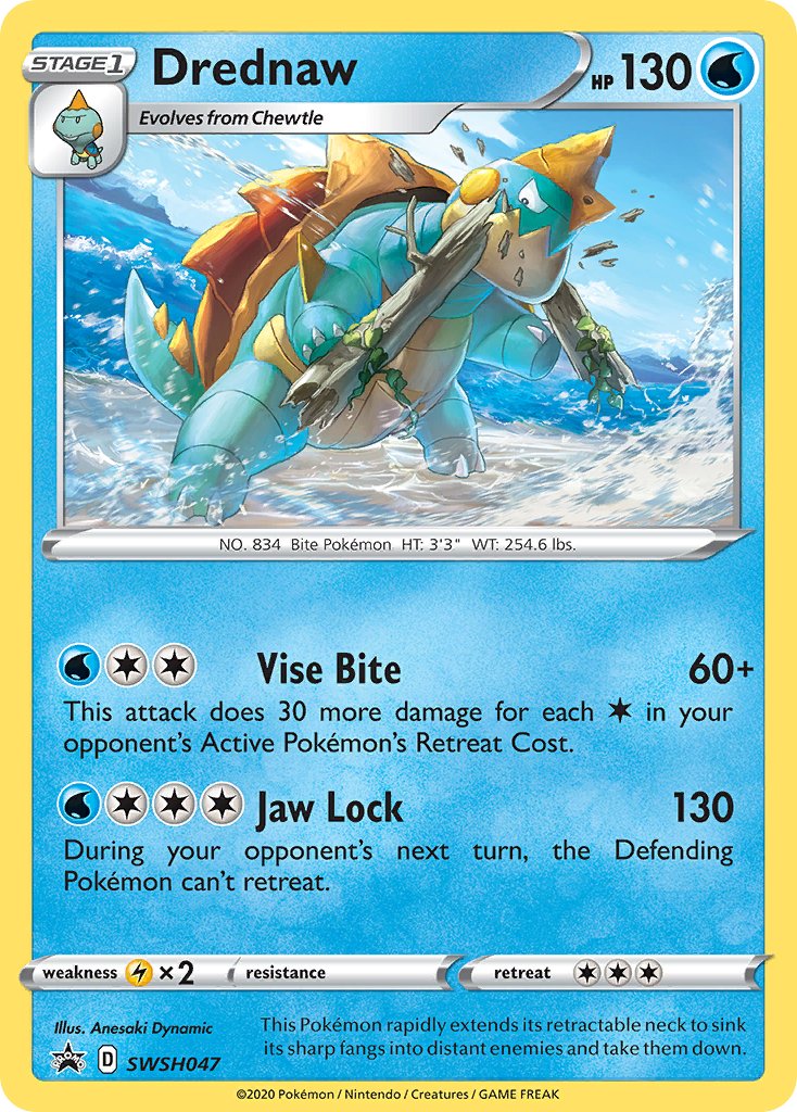 Drednaw (SWSH047) [Sword & Shield: Black Star Promos] - Dark Crystal Cards