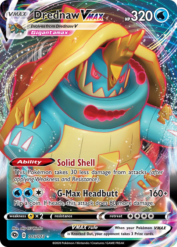 Drednaw VMAX (015/073) [Sword & Shield: Champion's Path] - Dark Crystal Cards