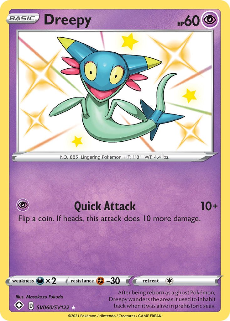 Dreepy (SV060/SV122) [Sword & Shield: Shining Fates] - Dark Crystal Cards