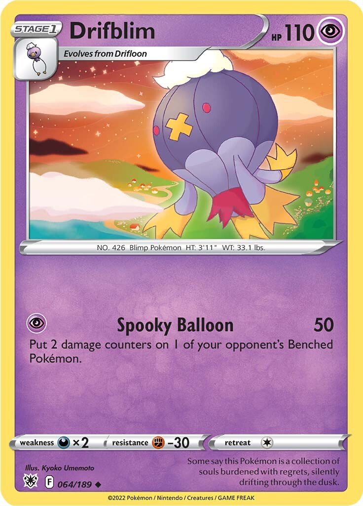 Drifblim (064/189) [Sword & Shield: Astral Radiance] - Dark Crystal Cards