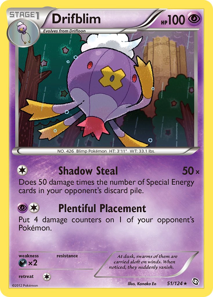 Drifblim (51/124) [Black & White: Dragons Exalted] - Dark Crystal Cards