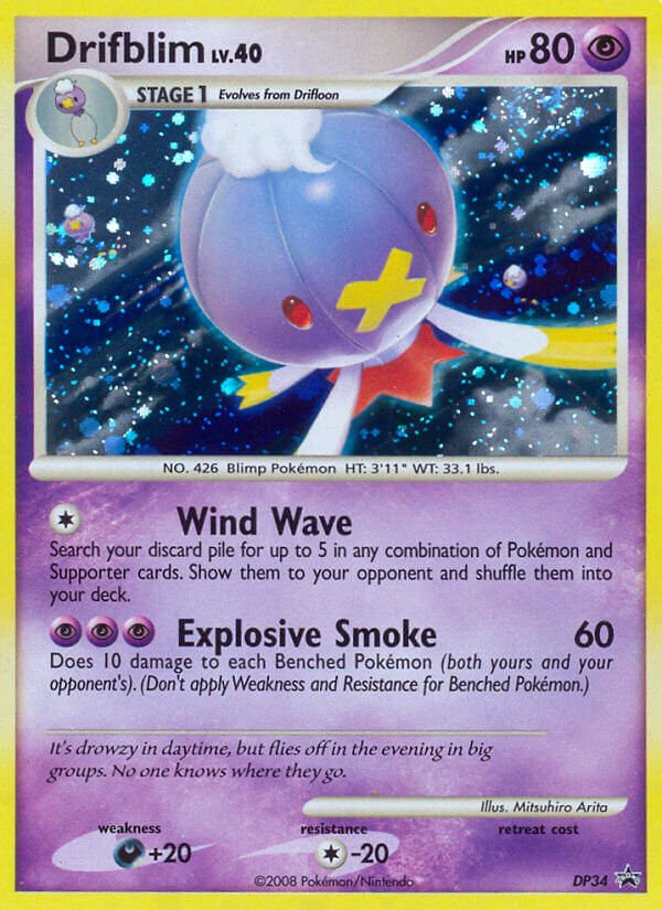 Drifblim (DP34) [Diamond & Pearl: Black Star Promos] - Dark Crystal Cards