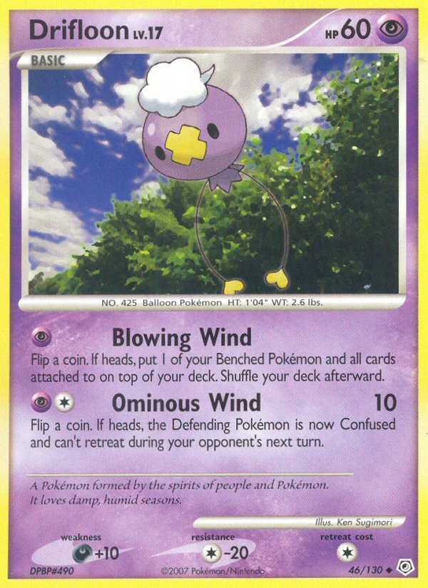 Drifloon (46/130) [Diamond & Pearl: Base Set] - Dark Crystal Cards