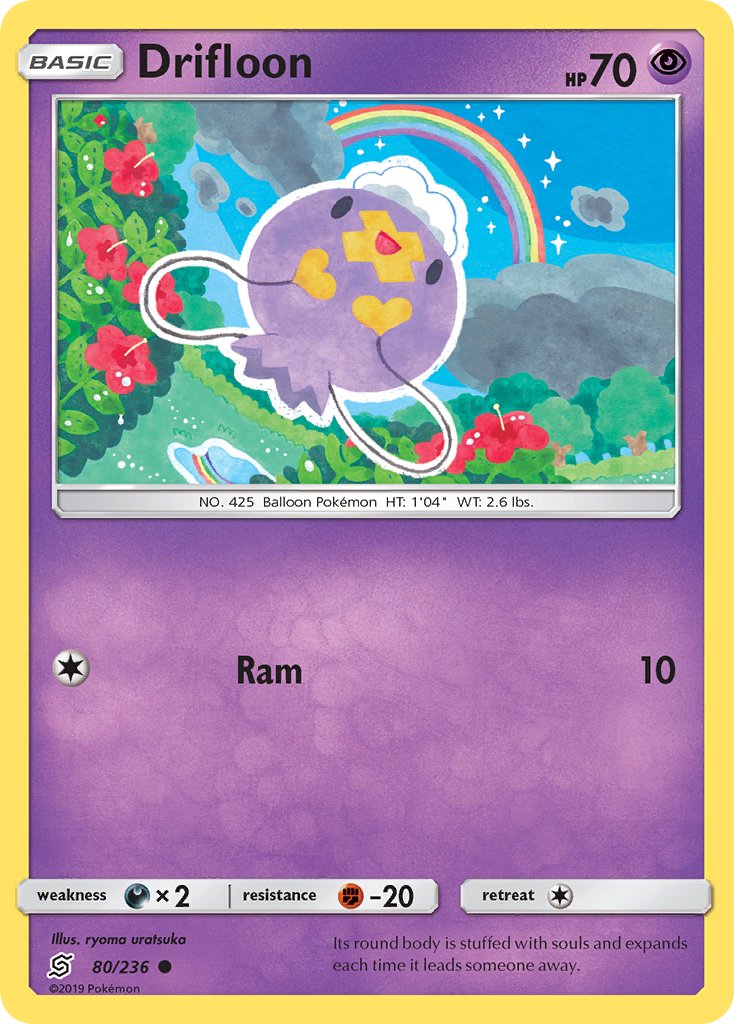 Drifloon (80/236) [Sun & Moon: Unified Minds] - Dark Crystal Cards