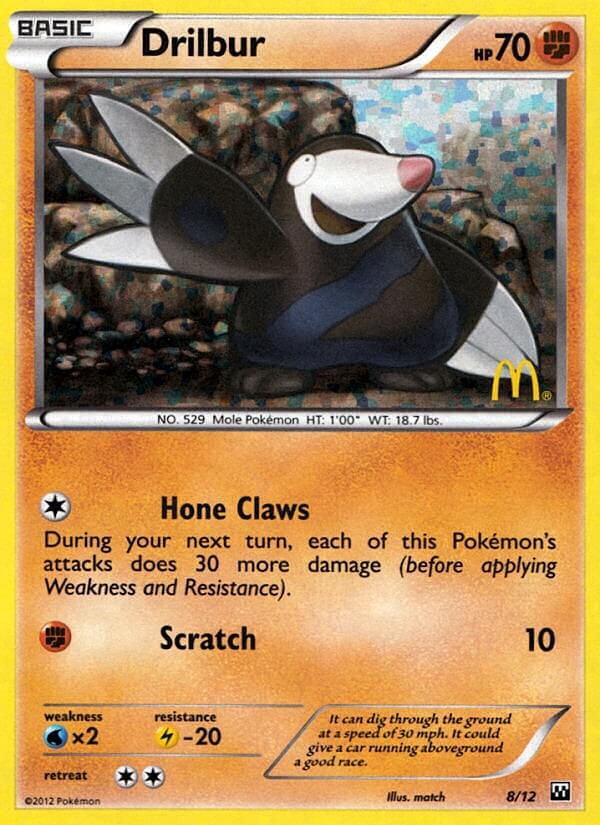 Drilbur (8/12) [McDonald's Promos: 2012 Collection] - Dark Crystal Cards