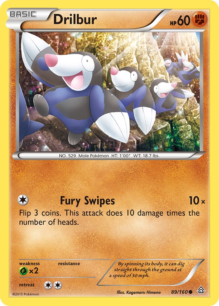 Drilbur (89/160) [XY: Primal Clash] - Dark Crystal Cards