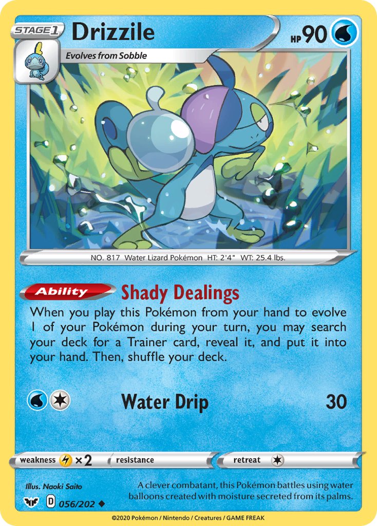 Drizzile (056/202) [Sword & Shield: Base Set] - Dark Crystal Cards