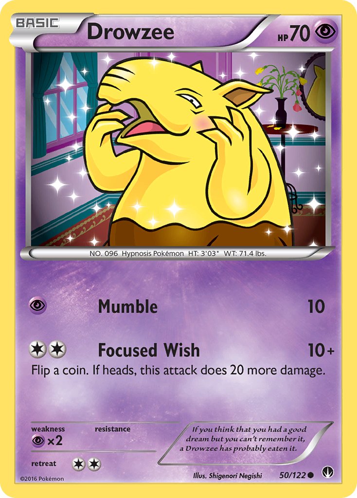 Drowzee (50/122) [XY: BREAKpoint] - Dark Crystal Cards