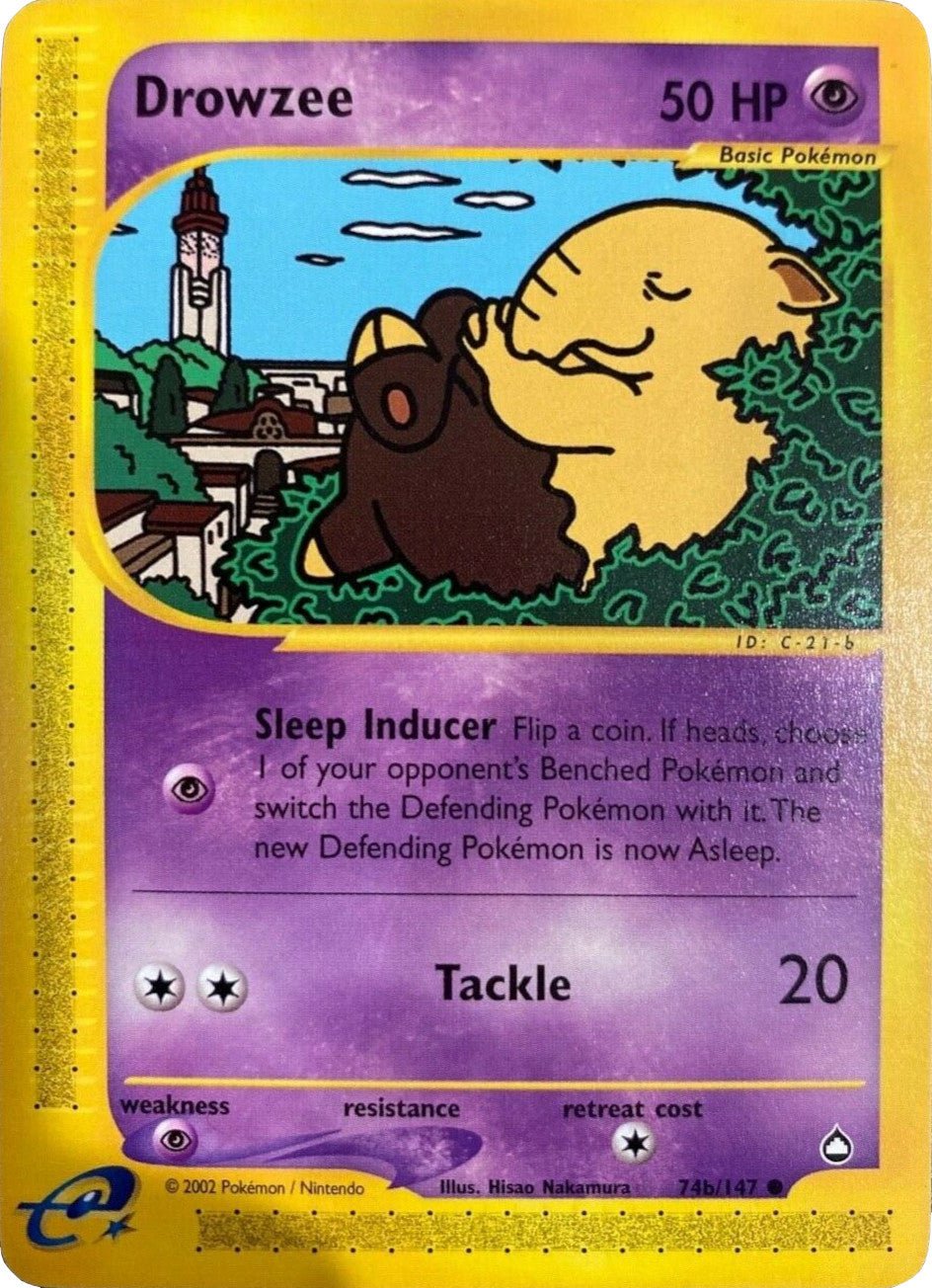 Drowzee (74b/147) [Aquapolis] - Dark Crystal Cards