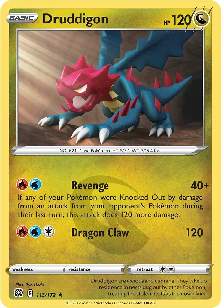 Druddigon (113/172) [Sword & Shield: Brilliant Stars] - Dark Crystal Cards