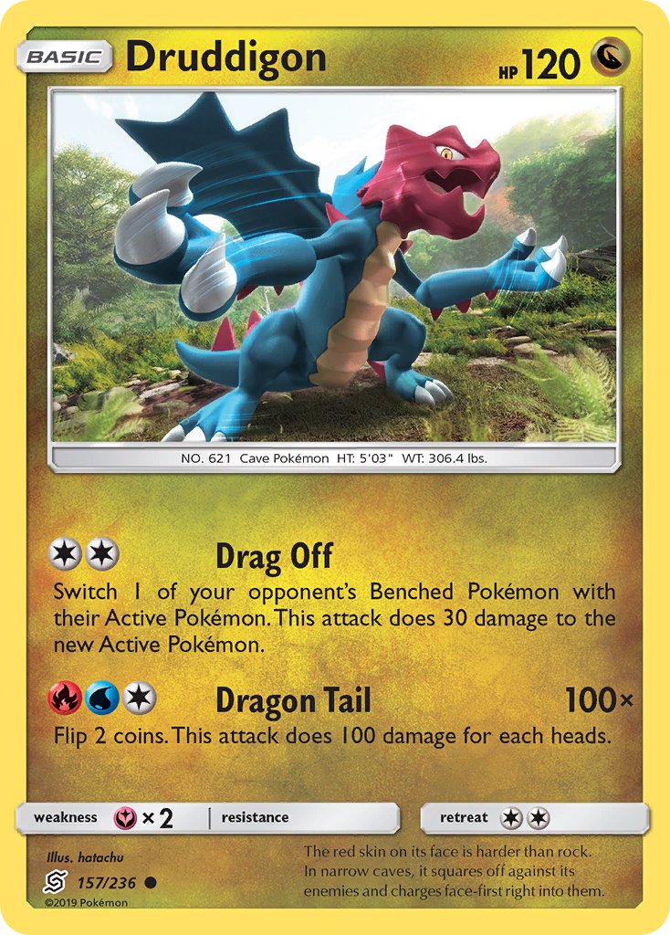 Druddigon (157/236) [Sun & Moon: Unified Minds] - Dark Crystal Cards