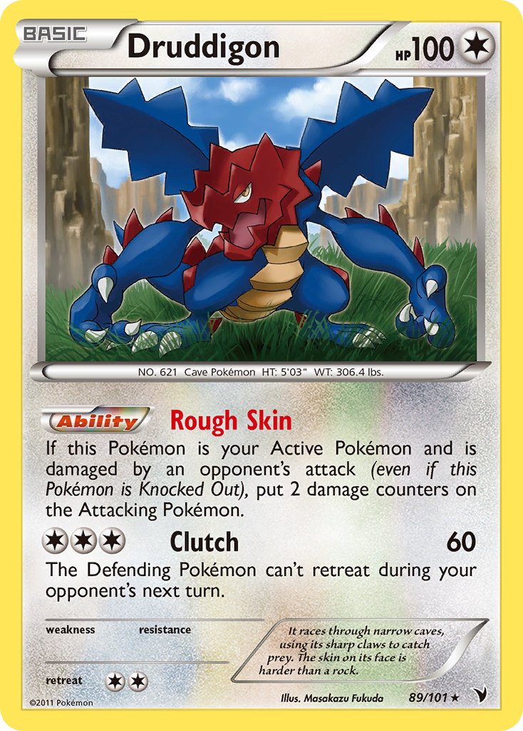 Druddigon (89/101) [Black & White: Noble Victories] - Dark Crystal Cards