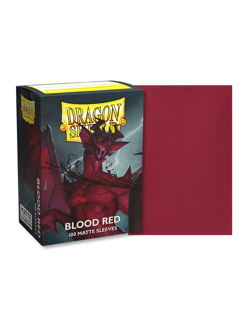 Dragon Shield Standard Sleeve 100ct - Blood Red