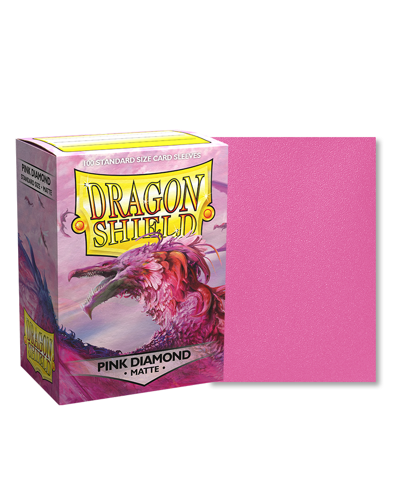 Dragon Shield Standard Sleeve 100ct - Pink Diamond