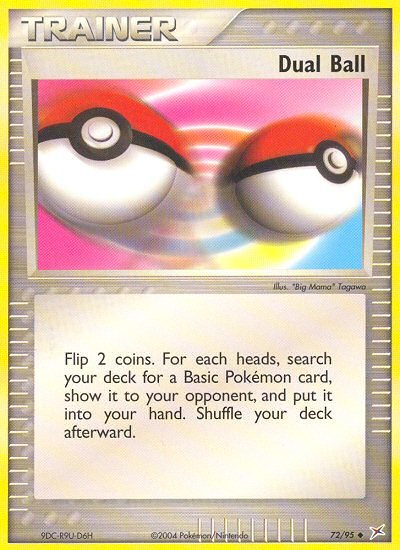 Dual Ball (72/95) [EX: Team Magma vs Team Aqua] - Dark Crystal Cards