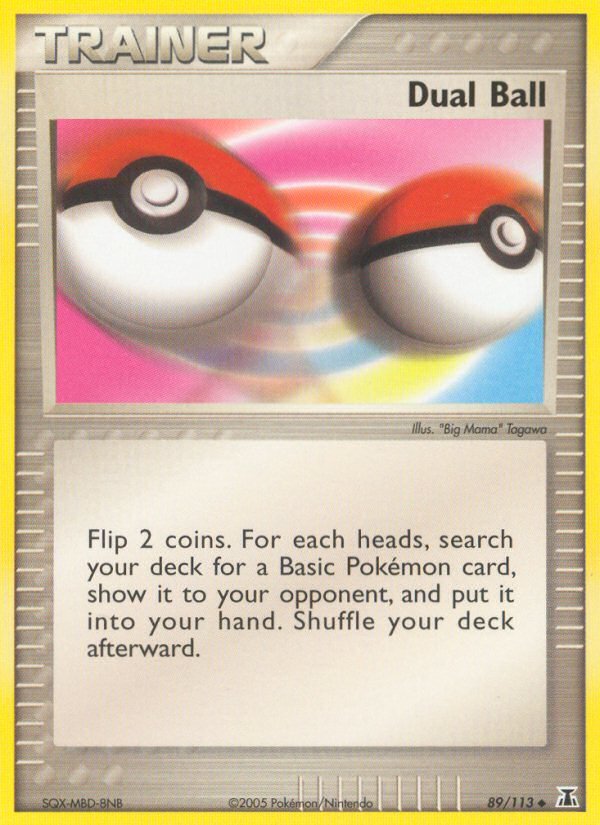 Dual Ball (89/113) [EX: Delta Species] - Dark Crystal Cards
