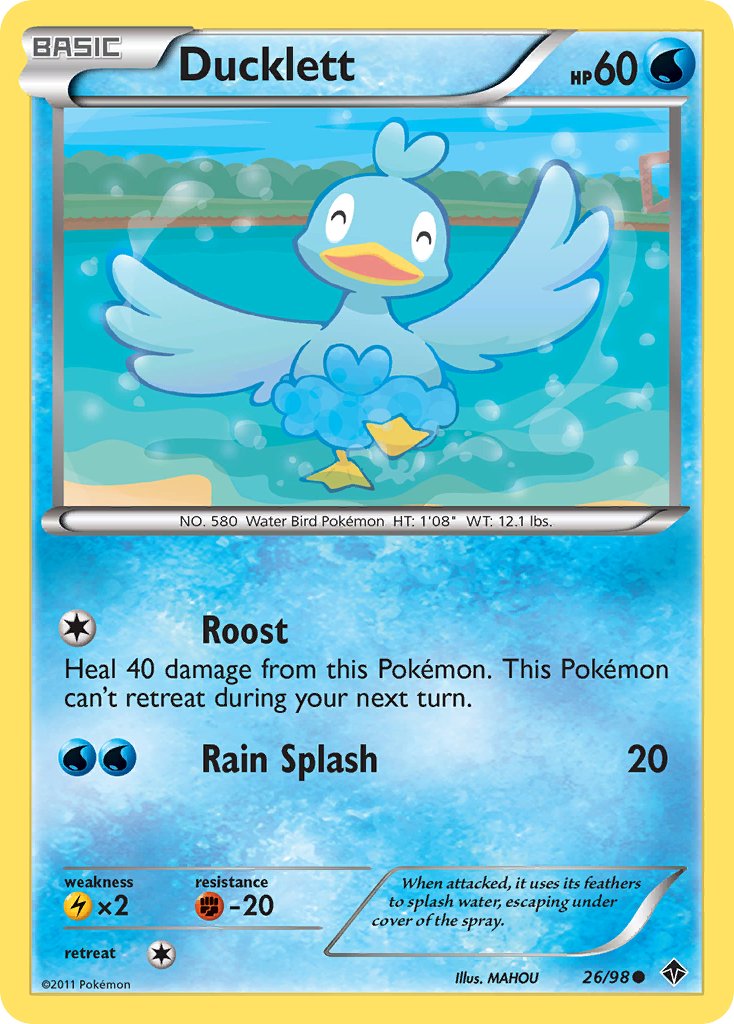 Ducklett (26/98) [Black & White: Emerging Powers] - Dark Crystal Cards