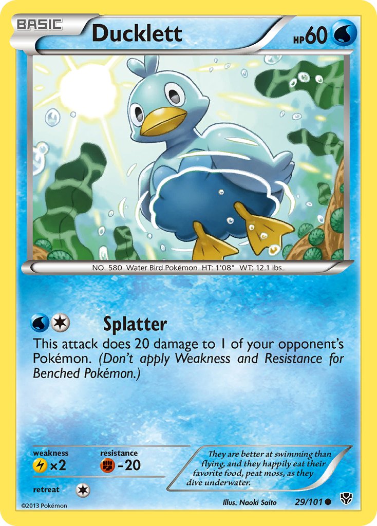 Ducklett (29/101) [Black & White: Plasma Blast] - Dark Crystal Cards
