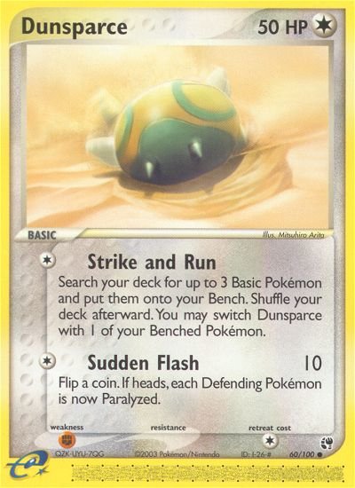 Dunsparce (60/100) [EX: Sandstorm] - Dark Crystal Cards