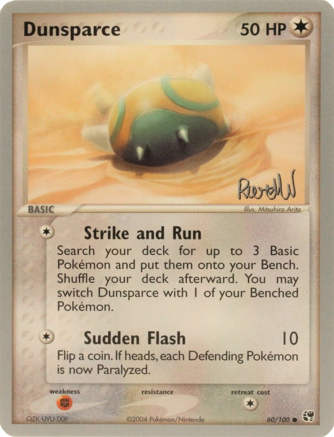 Dunsparce (60/100) (Rocky Beach - Reed Weichler) [World Championships 2004] - Dark Crystal Cards