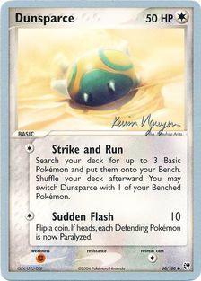 Dunsparce (60/100) (Team Rushdown - Kevin Nguyen) [World Championships 2004] - Dark Crystal Cards