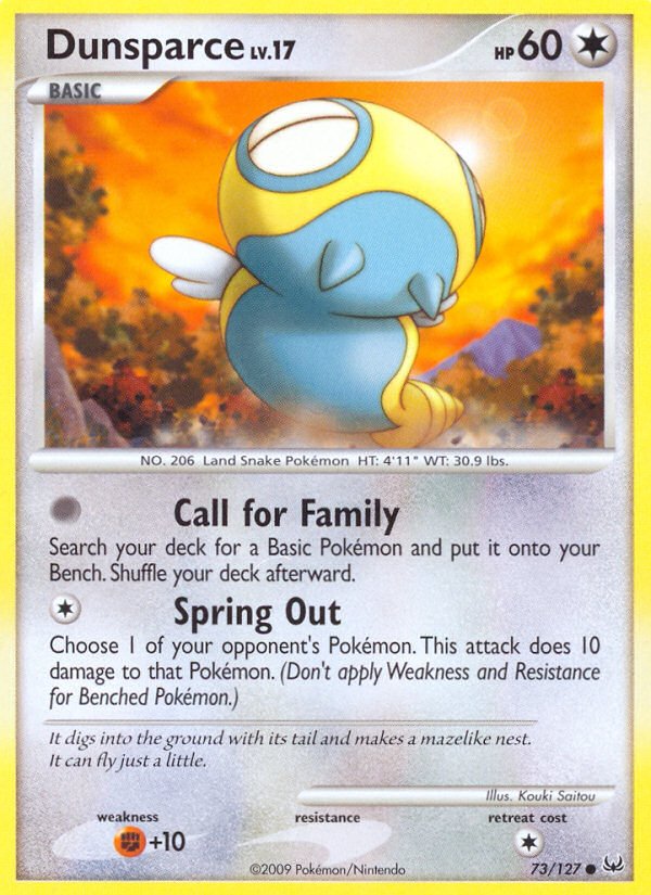 Dunsparce (73/127) [Platinum: Base Set] - Dark Crystal Cards
