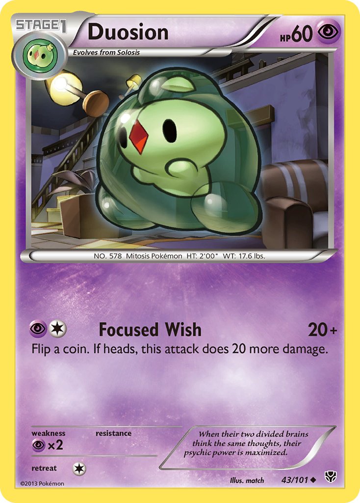 Duosion (43/101) [Black & White: Plasma Blast] - Dark Crystal Cards