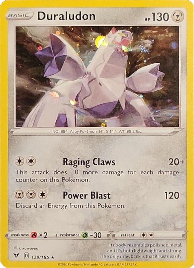 Duraludon (129/185) (Cosmos Holo) [Sword & Shield: Vivid Voltage] - Dark Crystal Cards