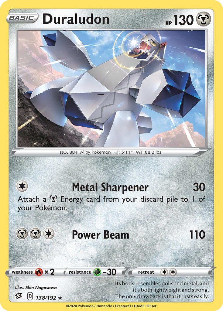 Duraludon (138/192) (Theme Deck Exclusive) [Sword & Shield: Rebel Clash] - Dark Crystal Cards
