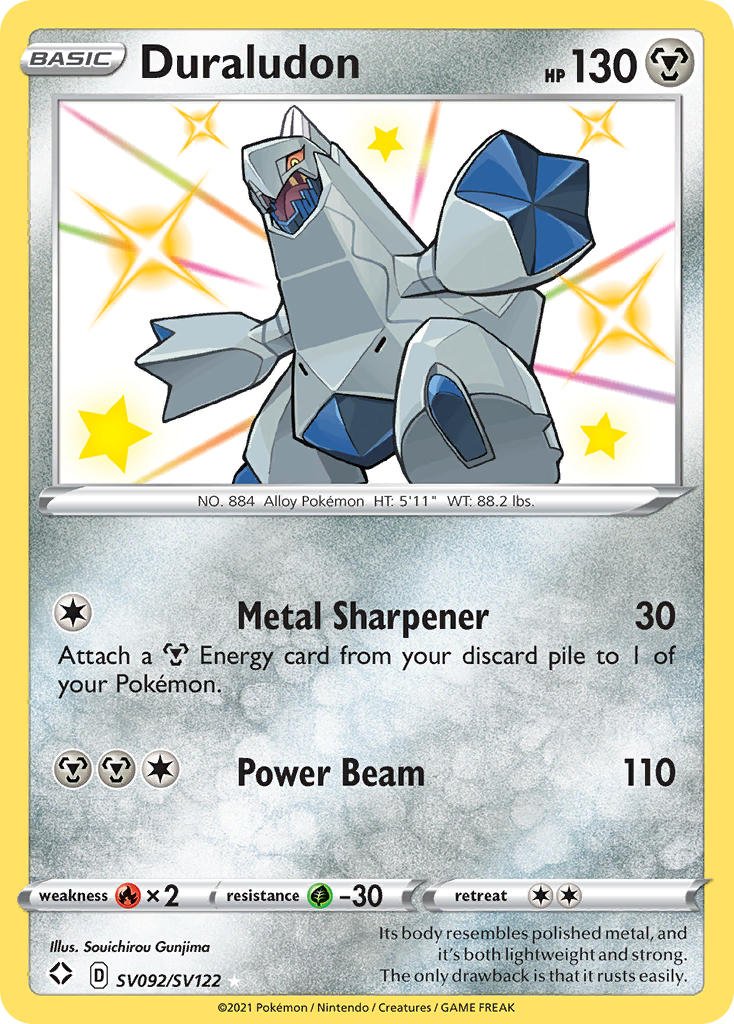 Duraludon (SV092/SV122) [Sword & Shield: Shining Fates] - Dark Crystal Cards