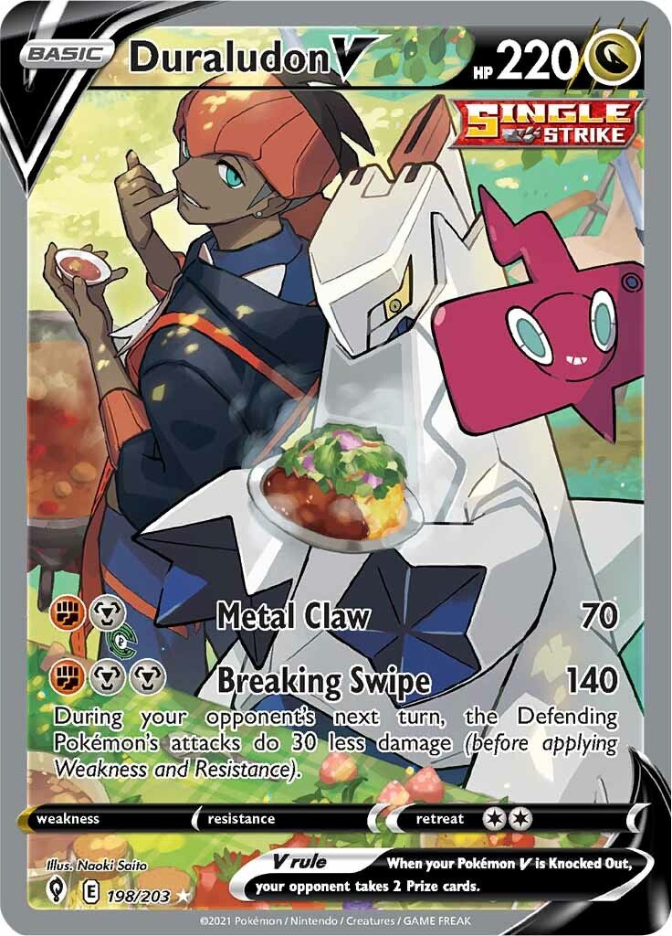 Duraludon V (198/203) (Alternate Art) [Sword & Shield: Evolving Skies] - Dark Crystal Cards
