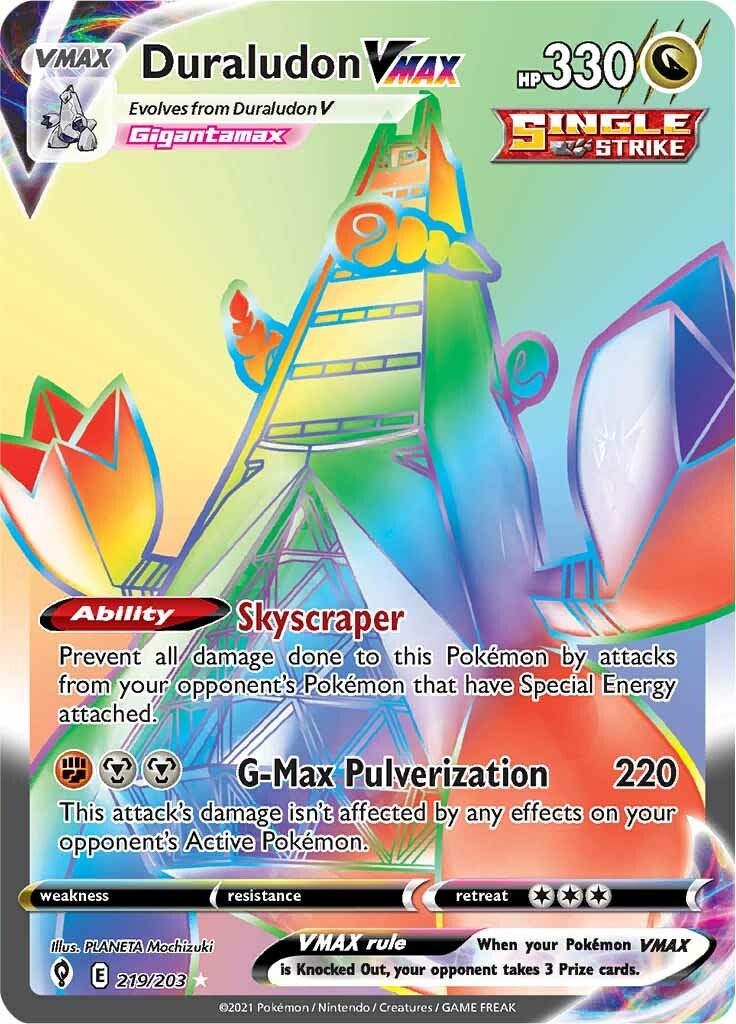 Duraludon VMAX (219/203) [Sword & Shield: Evolving Skies] - Dark Crystal Cards