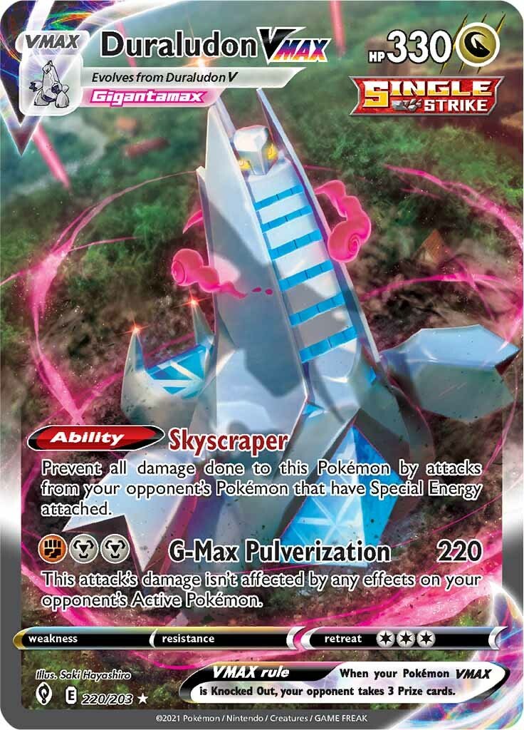 Duraludon VMAX (220/203) [Sword & Shield: Evolving Skies] - Dark Crystal Cards