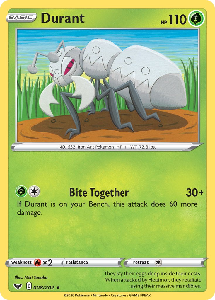 Durant (008/202) [Sword & Shield: Base Set] - Dark Crystal Cards