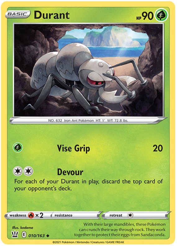 Durant (010/163) [Sword & Shield: Battle Styles] - Dark Crystal Cards