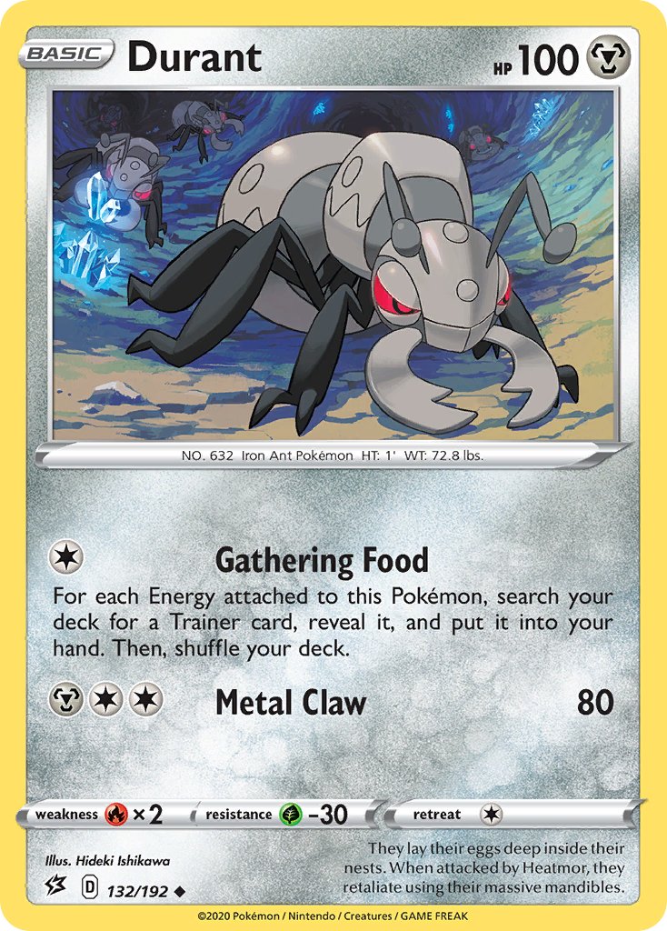Durant (132/192) [Sword & Shield: Rebel Clash] - Dark Crystal Cards