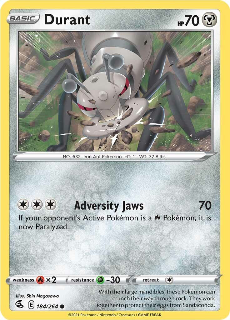 Durant (184/264) [Sword & Shield: Fusion Strike] - Dark Crystal Cards