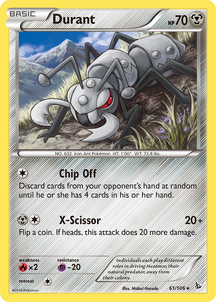 Durant (61/106) [XY: Flashfire] - Dark Crystal Cards