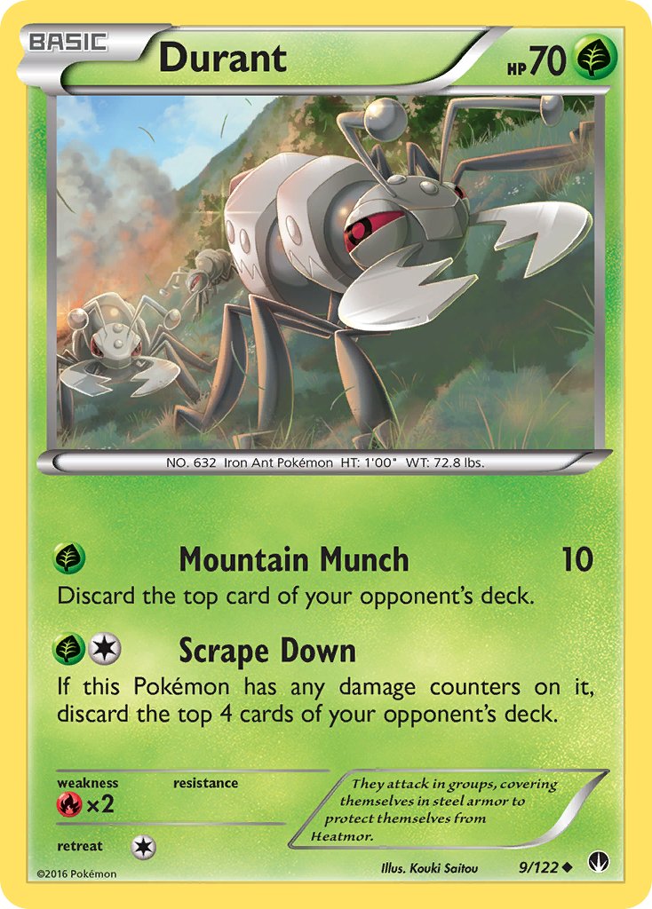 Durant (9/122) [XY: BREAKpoint] - Dark Crystal Cards