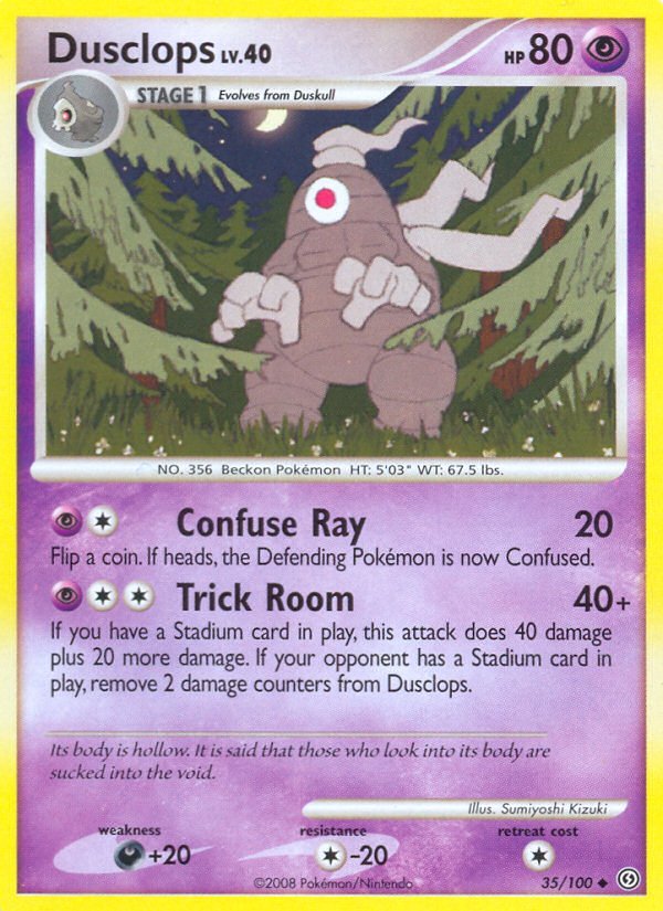 Dusclops (35/100) [Diamond & Pearl: Stormfront] - Dark Crystal Cards