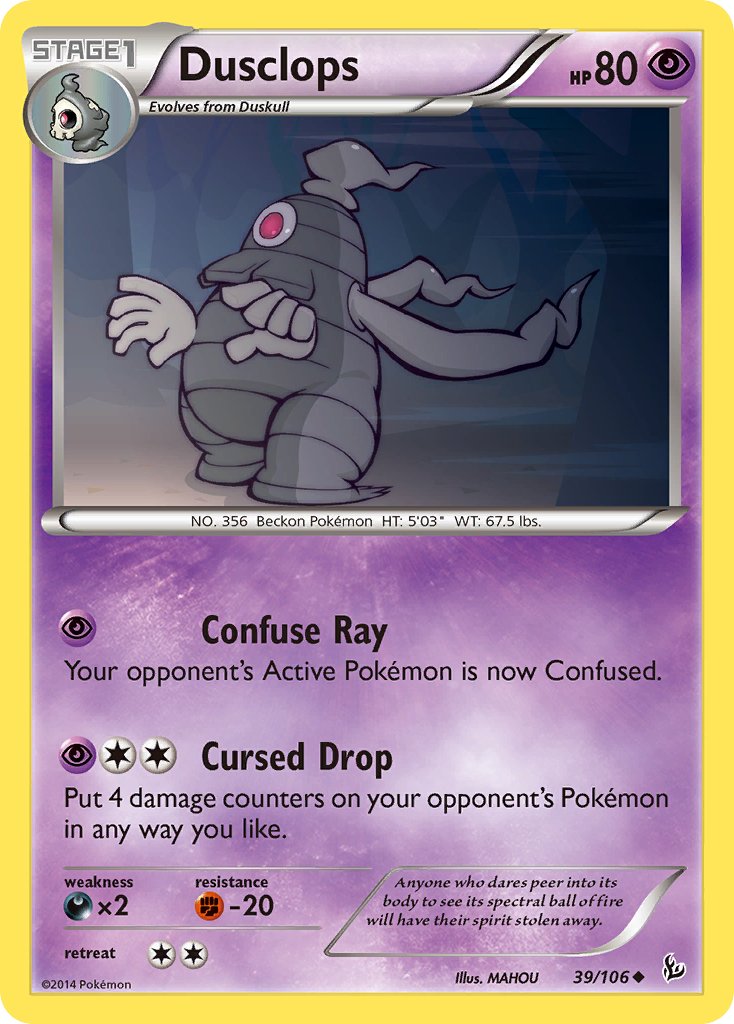 Dusclops (39/106) [XY: Flashfire] - Dark Crystal Cards