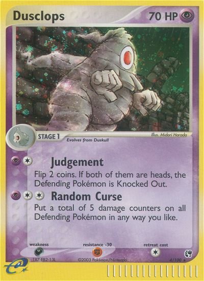 Dusclops (4/100) [EX: Sandstorm] - Dark Crystal Cards