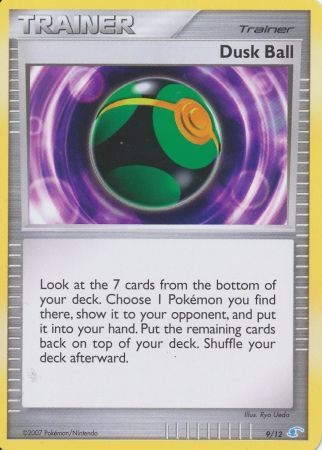 Dusk Ball (9/12) [Diamond & Pearl: Trainer Kit - Manaphy] - Dark Crystal Cards
